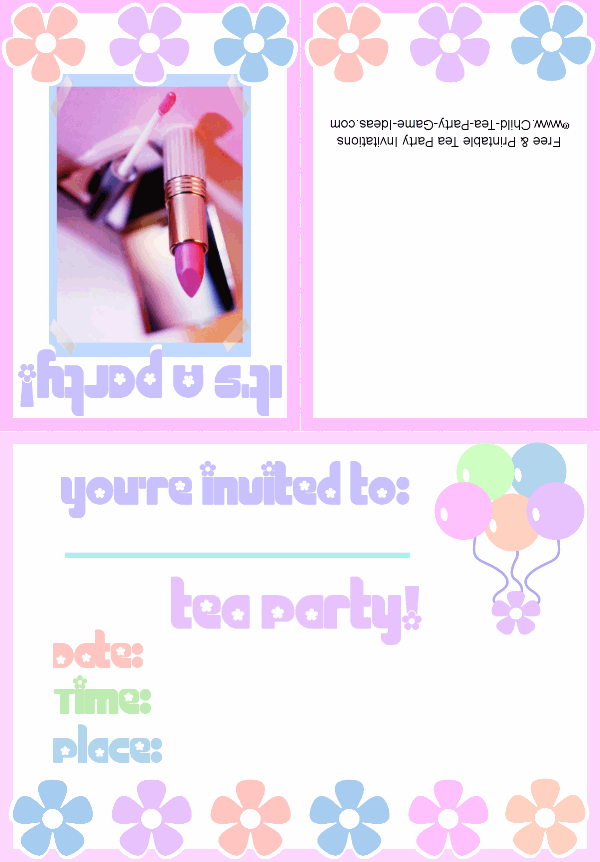 Tea Party Invitation