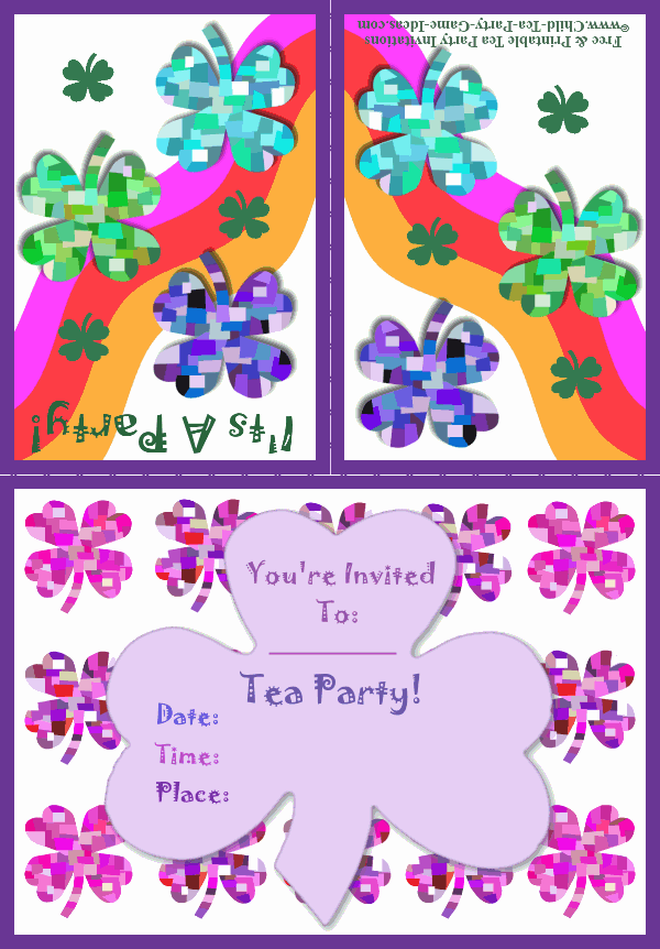 Free Printable Irish Party Invitation 2b